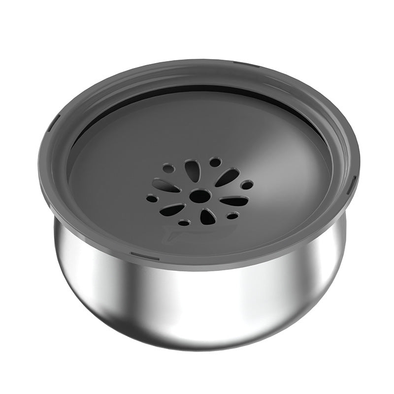 Stainless Steel No-Spill Pet Water Bowl