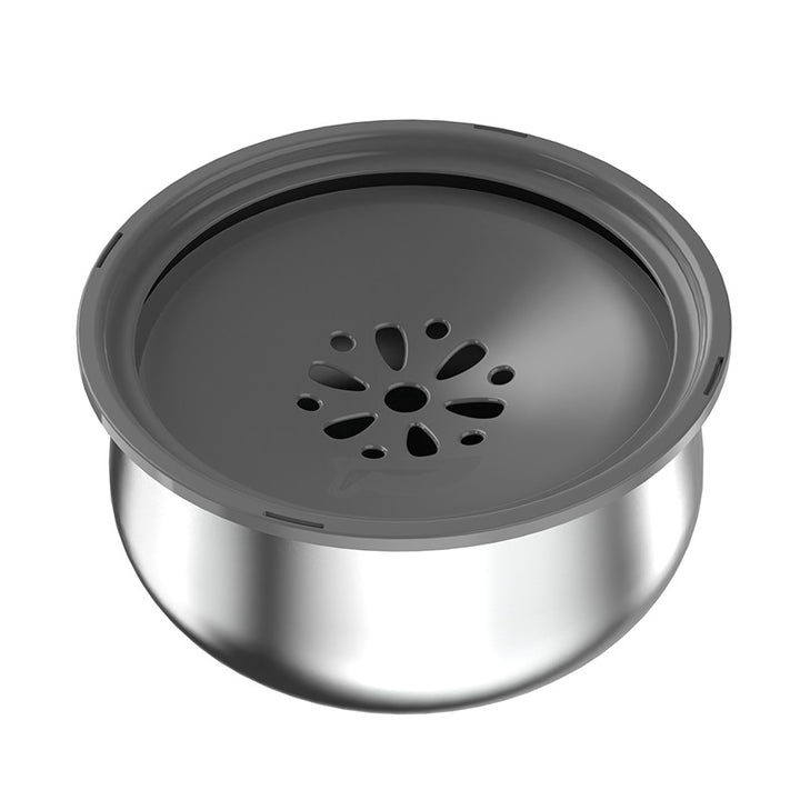 Stainless Steel No-Spill Pet Water Bowl