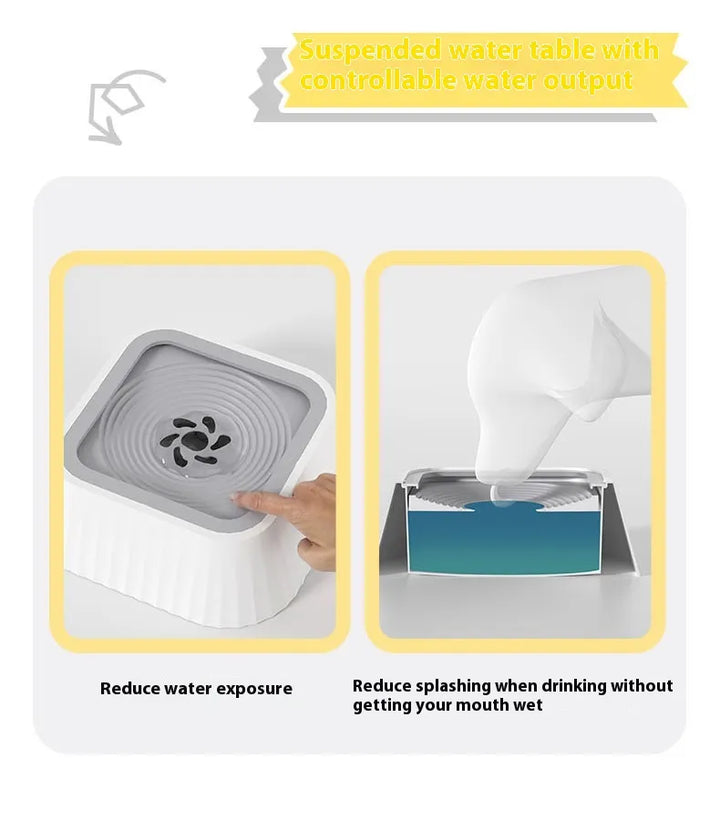 No-Spill Floating Dog Water Bowl