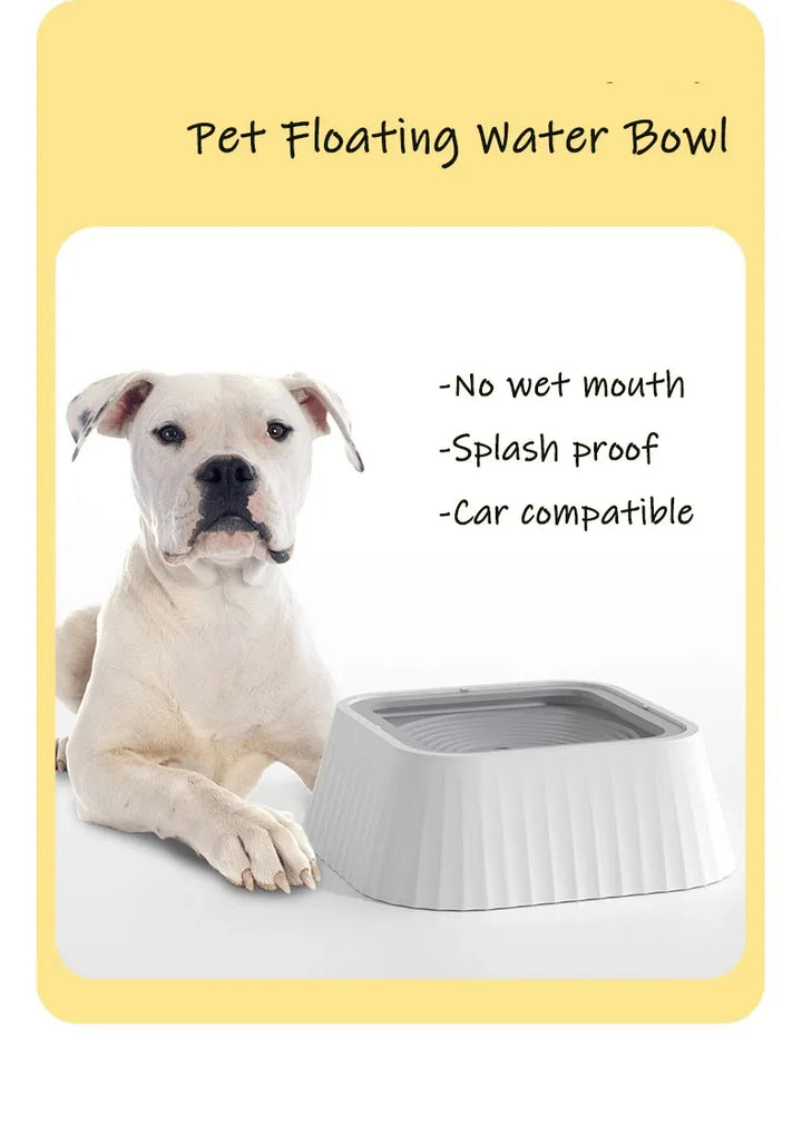 No-Spill Floating Dog Water Bowl