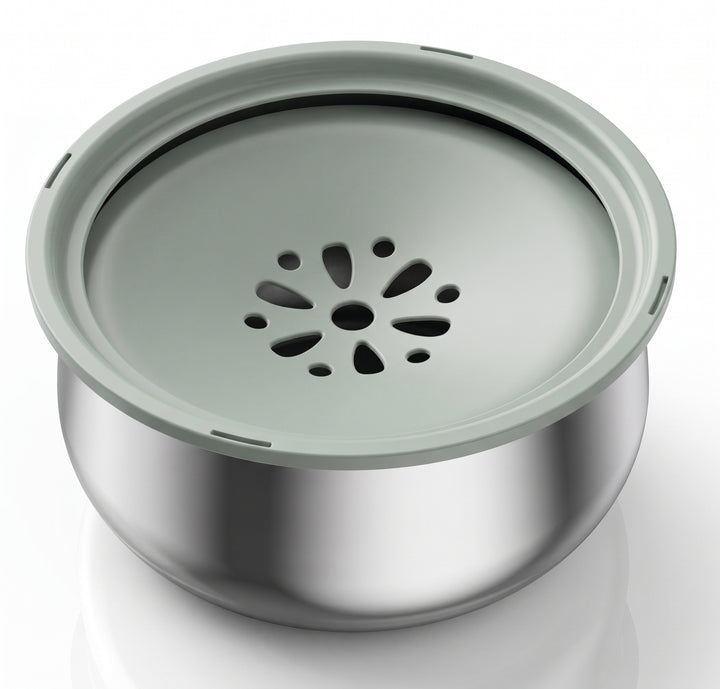Stainless Steel No-Spill Pet Water Bowl