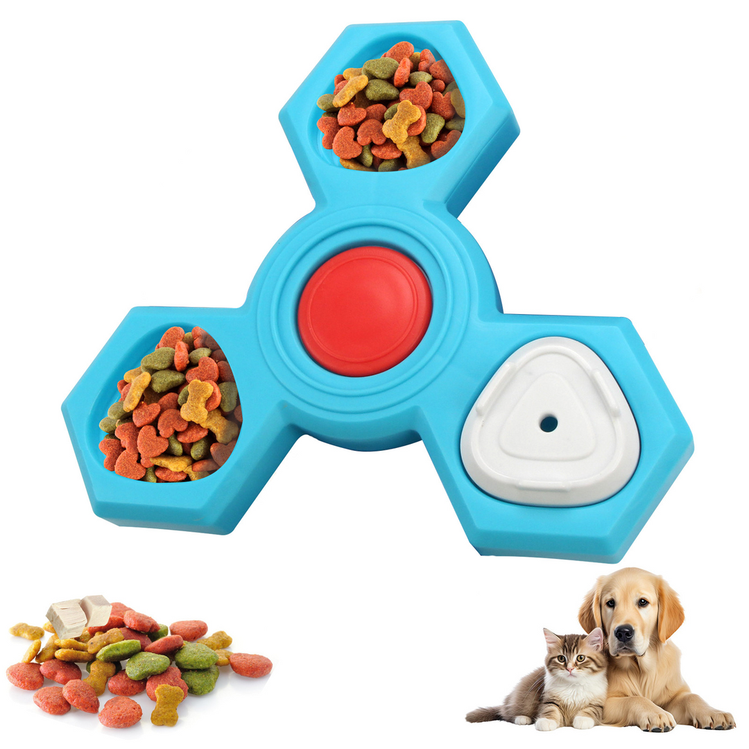 Interactive Dog Treat Puzzle Toy – Slow Feeder &amp; Food Dispensing Game