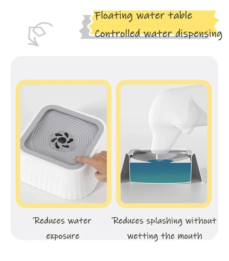 No-Spill Floating Dog Water Bowl