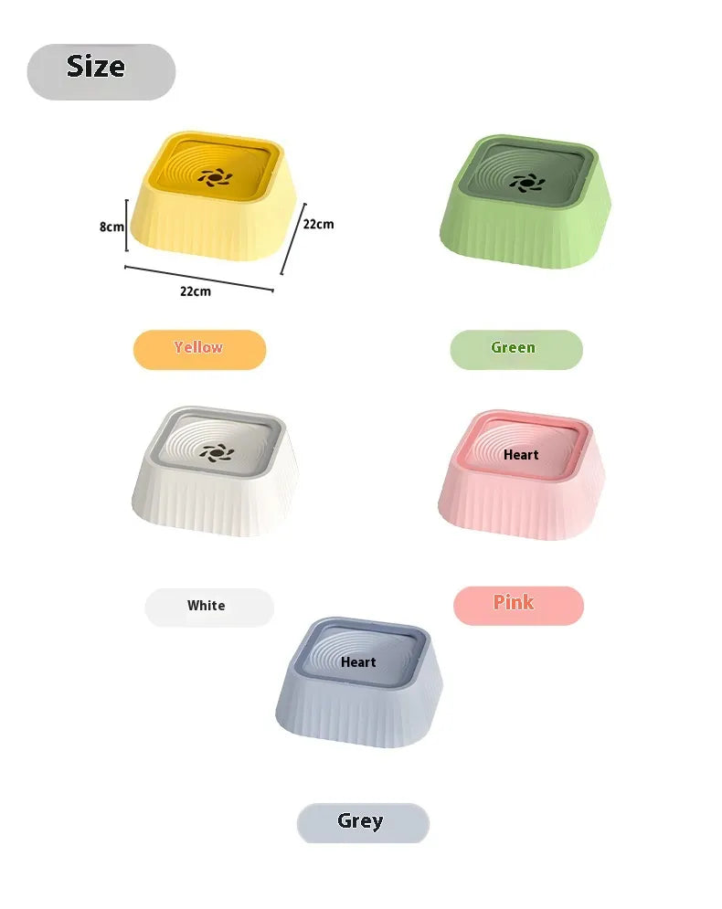No-Spill Floating Dog Water Bowl
