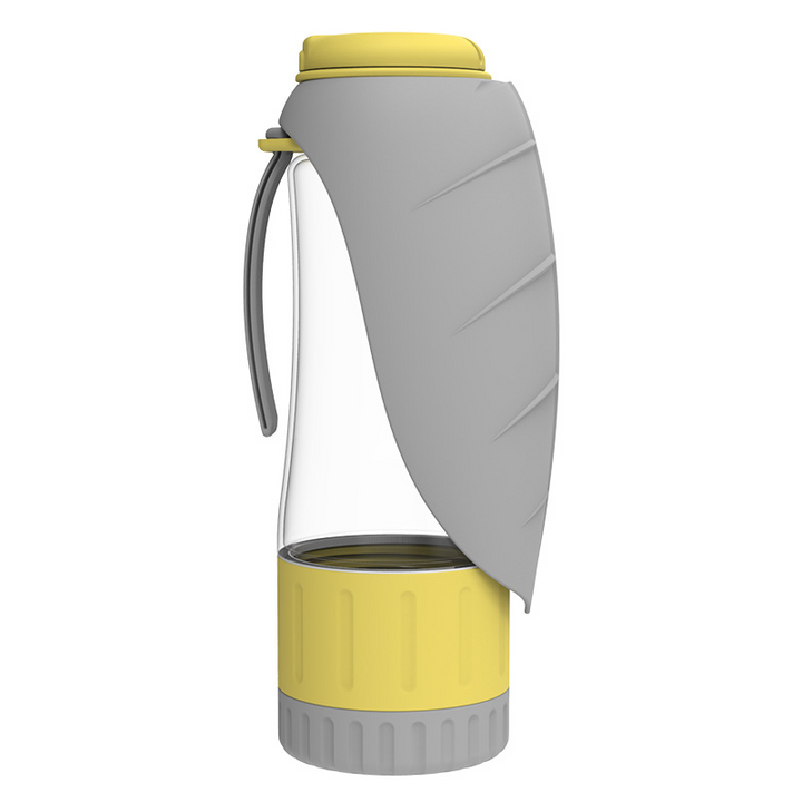 2-in-1 Portable Pet Water Bottle &amp; Food Bow