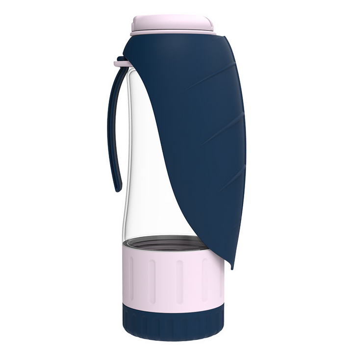2-in-1 Portable Pet Water Bottle &amp; Food Bow